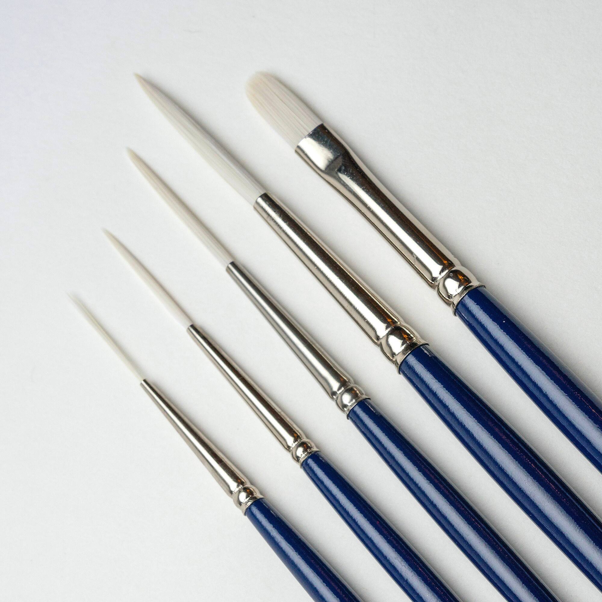 Silver Brush Limited Bristlon Liner Brushes, Set of 5